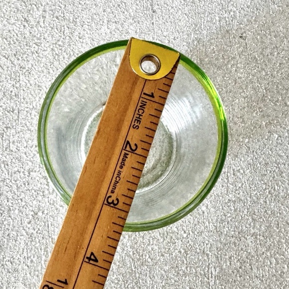 Rare Libbey Aruba Lime Neon Green Rim Rocks Glasses Tumblers 12 Oz - 2 Set VHTF - Picture 9 of 10